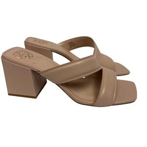 Vince Camuto Jinani Women's Sandals Block Heel Pale Peony Size 10 10M NIB